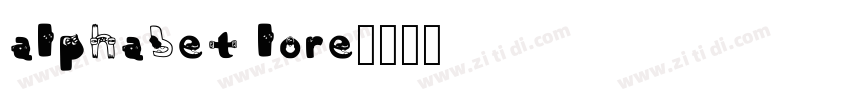 alphabet lore字体转换